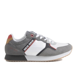 Vita och gråa Big Star sneakers för män JJ174147