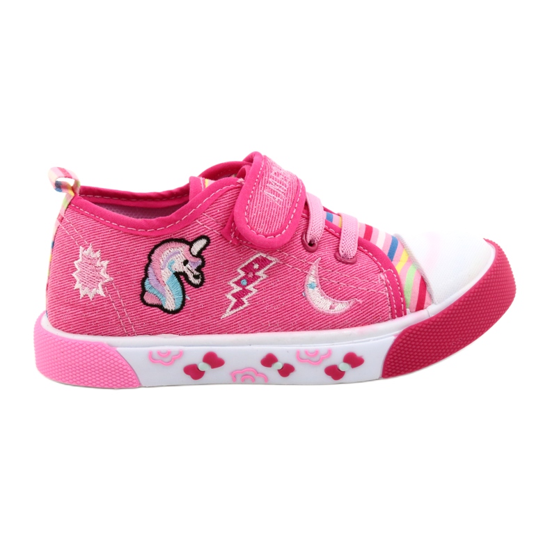 American Club Kardborrsneakers American Ten17/22 rosa läderinsats