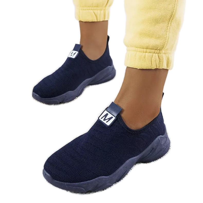 BM Aaron marinblå sneakers