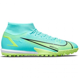 Nike Mercurial Superfly 8 Academy Tf M CV0953 403 fotbollsskor blå