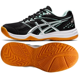 Asics Upcourt 4 W 1072A055 013 volleybollskor svart svart