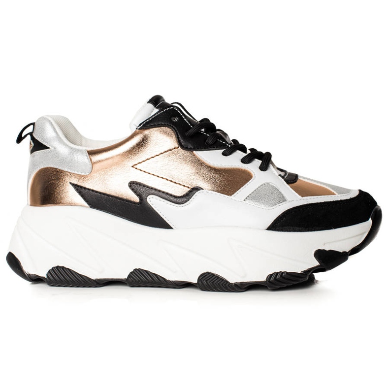 W. Potocki Mode Potocki Sneakers mångfärgad gyllene