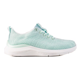 TRENDI Light Mint Boots blå