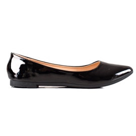 Seastar Svartlackade ballerinor