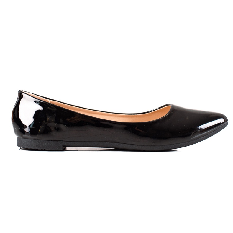 Seastar Svartlackade ballerinor