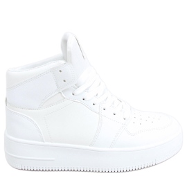 Rocha White high-top sneakers vit