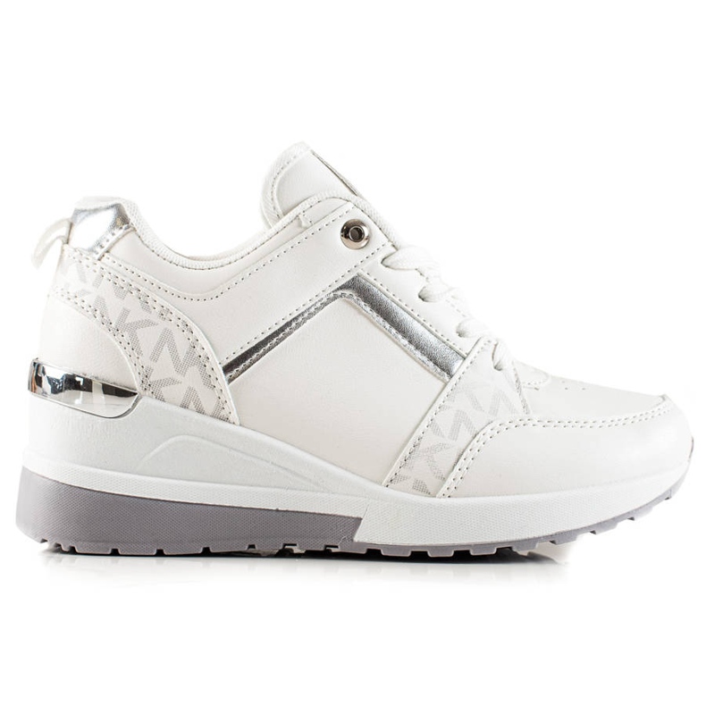 TRENDI Snygga wedge sneakers vit