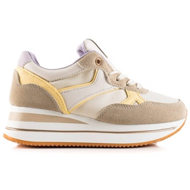 TRENDI Färgglada Smygningar På Plattformen beige