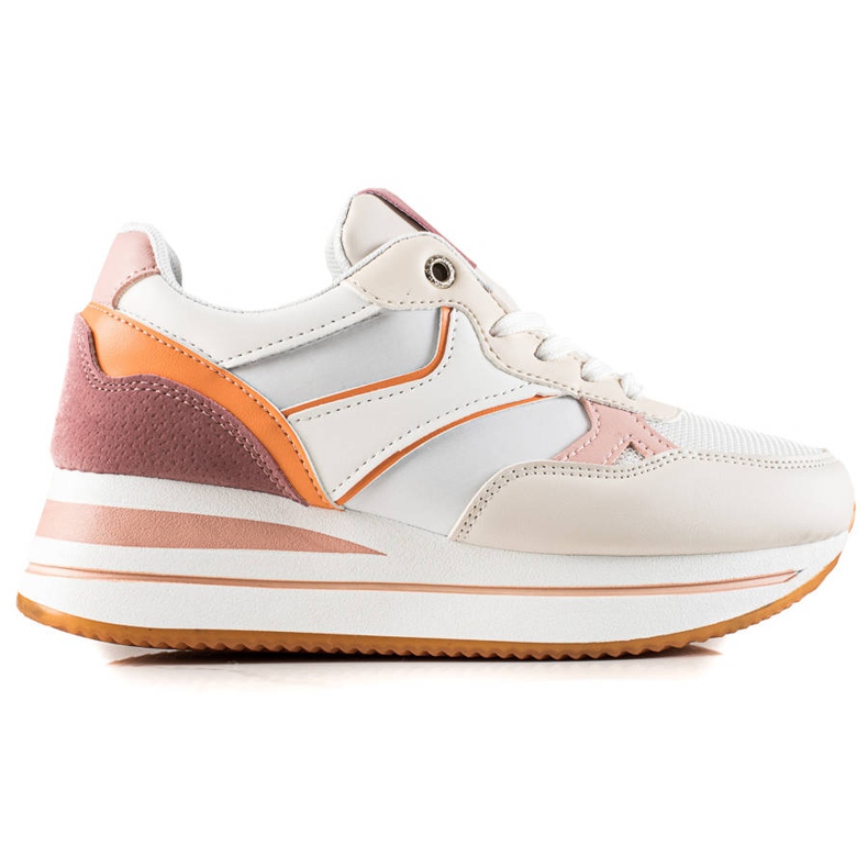 TRENDI Färgglada Smygningar På Plattformen vit mångfärgad