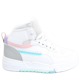 Tiago Multicolor high-top sneakers vit mångfärgad