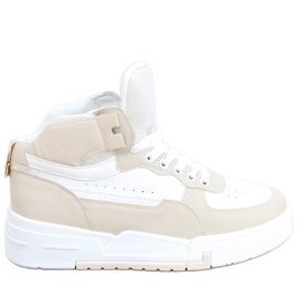 Tiago Beige high-top sneakers