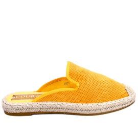 Carmen Gula espadrillor damtofflor