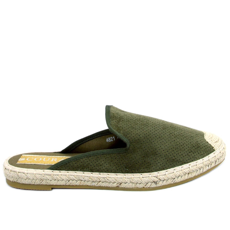Carmen Green espadrilles damtofflor grön
