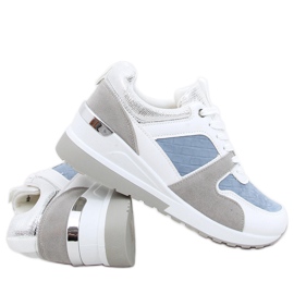 Adan Blue wedge sportskor blå mångfärgad