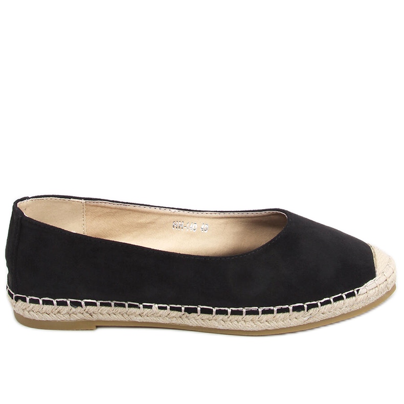 Camino Black espadrillor för kvinnor svart