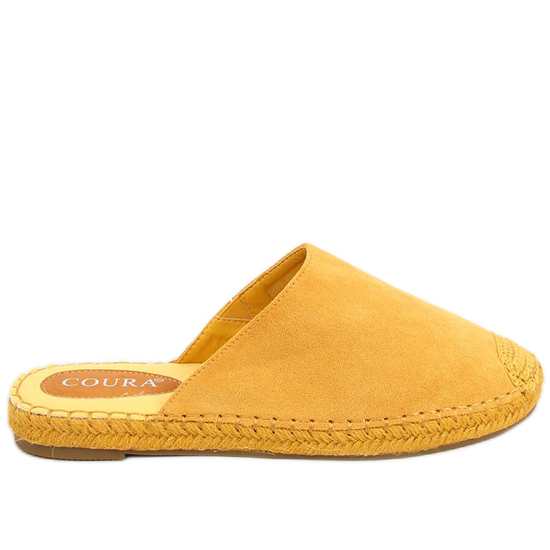 Fullfärgade espadrillor Marina Yellow gul