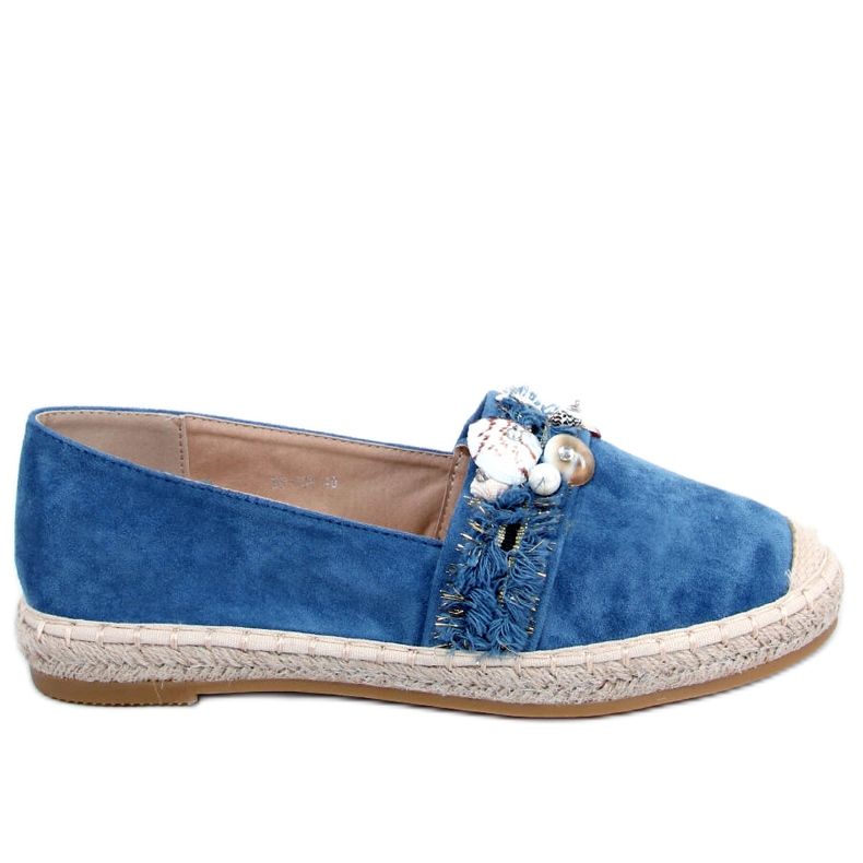 Lola Blue espadrillor med skal blå
