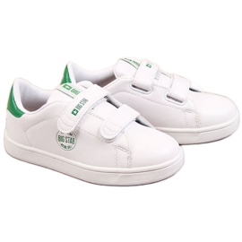 Eco sneakers med kardborreband Big Star Jr DD374029 vita