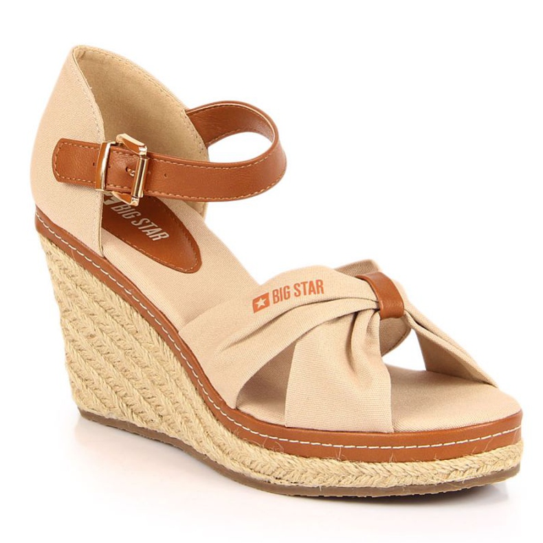 Kilsandaler Big Star W JJ274939 beige brun