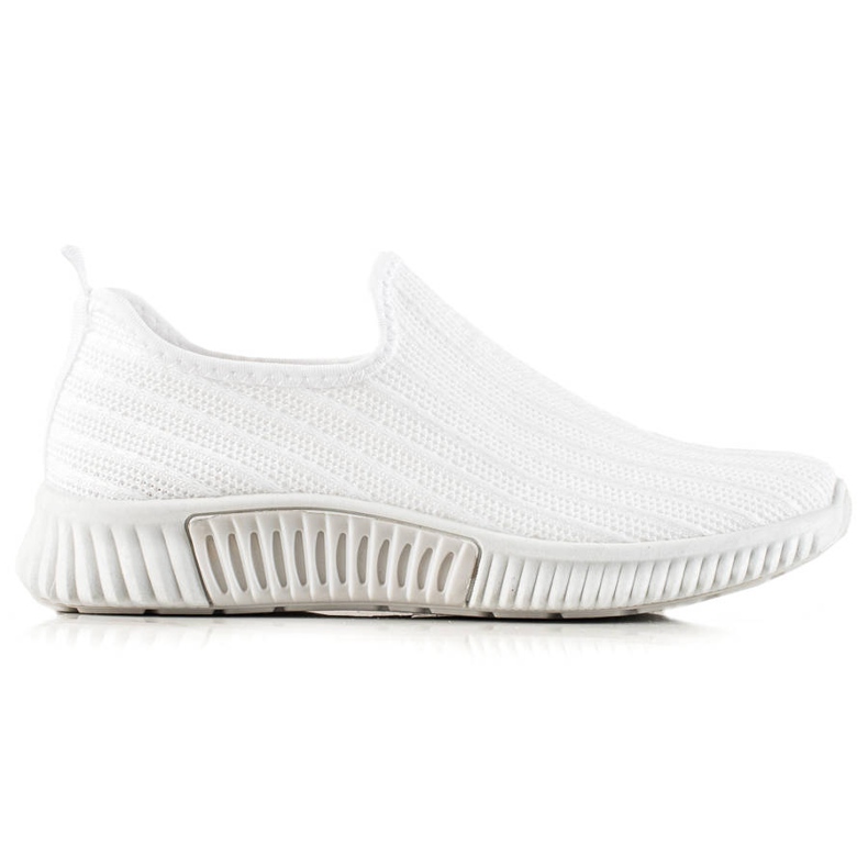 TRENDI Bekväma slip-on sneakers vit