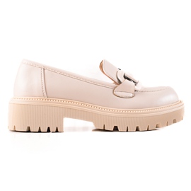 Seastar Fashionabla Loafers På Plattformen beige