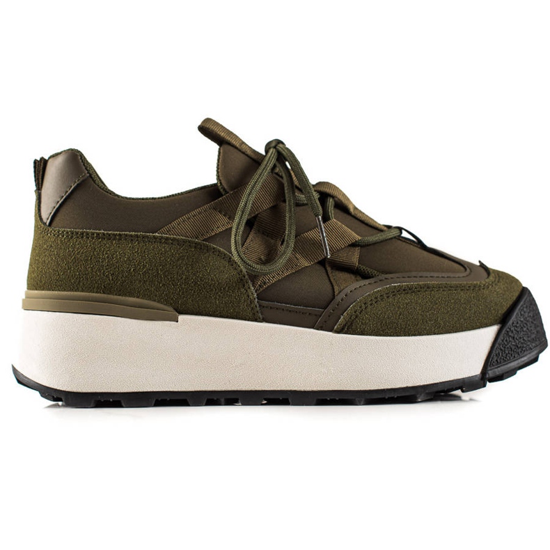 Seastar Knytna Sneakers På Plattformen grön