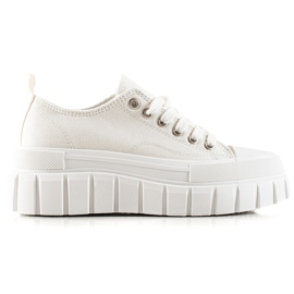 W. Potocki Sneakers På Potocki Plattformen vit