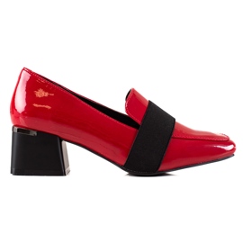 Pumpar med ett elastiskt band La.Fi röd