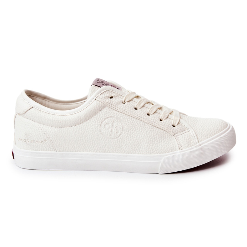 Läder Sneakers för män Cross Jeans JJ1R4023C Vit