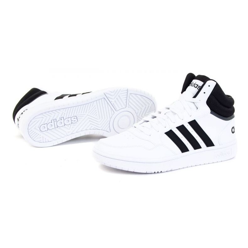 Adidas Hoops 3.0 Mid M GW3019 skor vit