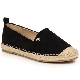 Espadrillos slip on eVento W EVE345A svart