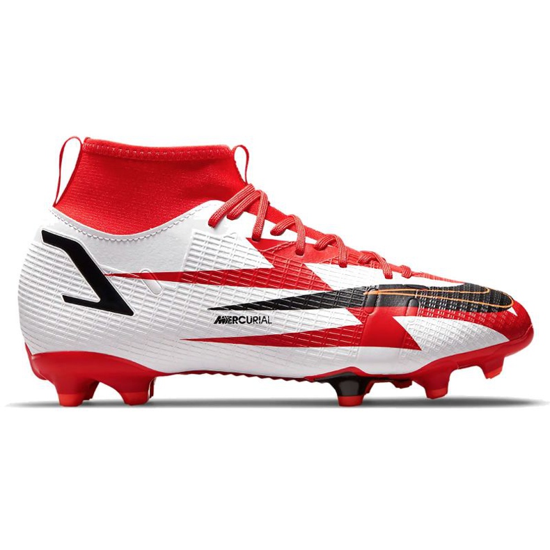 Nike Superfly 8 Academy CR7 Mg Jr DB2672-600 fotbollsskor apelsiner och röda
