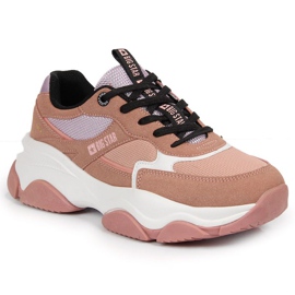 Sport sneakers Big Star W JJ274577 rosa