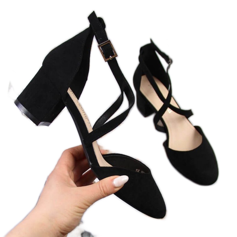 Sandaler med remmar Sergio Leone W SK365A svart