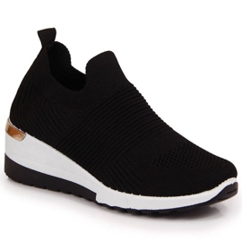 Sneakers strumpor slip on McKeylor W JAN95B svart