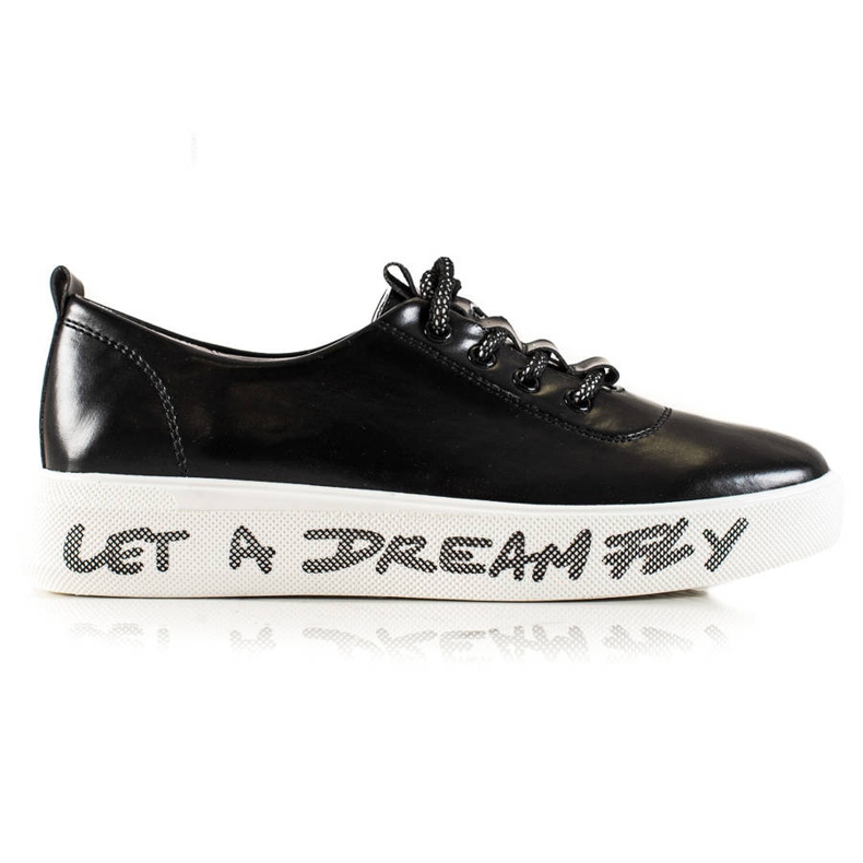 Goodin Sneakers med ekologiskt lädermode svart