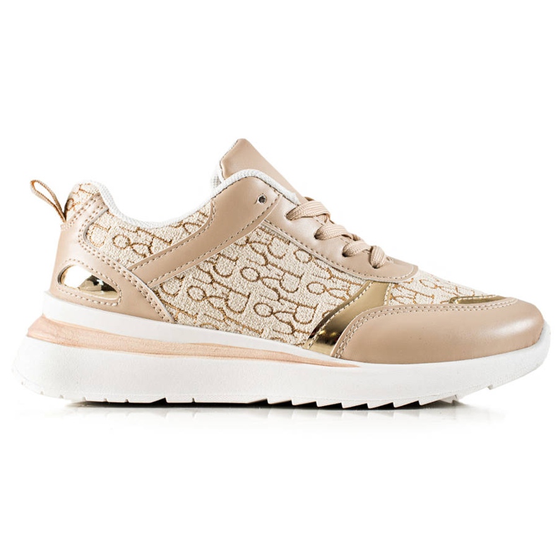 TRENDI Bekväma beige sneakers