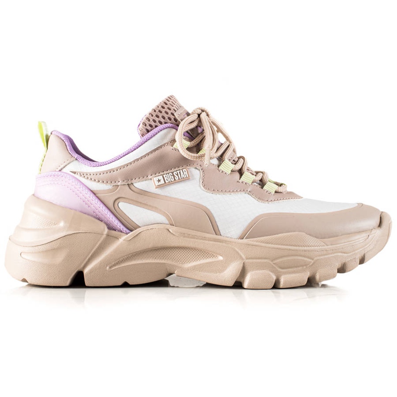 Sneakers dam Big Star JJ274793 beige mångfärgad