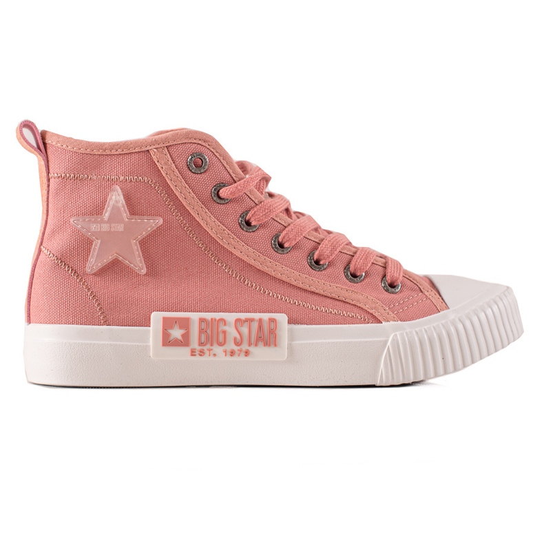 High-top Sneakers för damer Big Star JJ274382 rosa