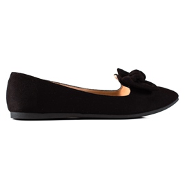 Ballerinor med rosett VINCEZA svart