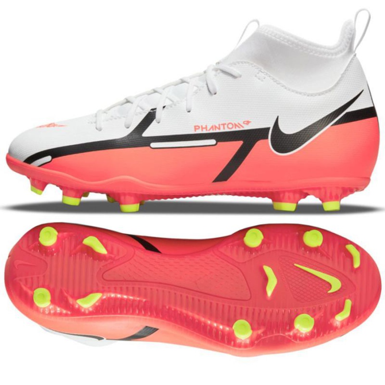 Nike Phantom GT2 Club Dynamic Fit FG / MG Jr DC0822 167 fotbollsskor vit
