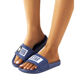 Damtofflor marinblå Big Star DD274A265