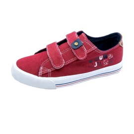 Röda kardborre sneakers Atletico WY20758