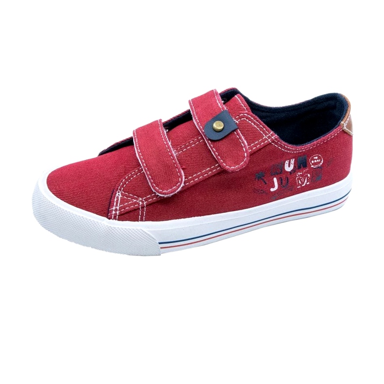 Röda kardborre sneakers Atletico WY20758