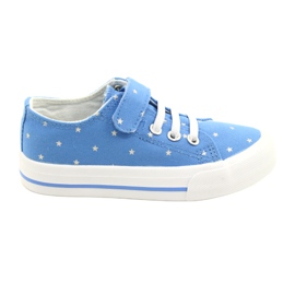 Kardborre Sneakers Silver Stars Atletico WY21383 Blå
