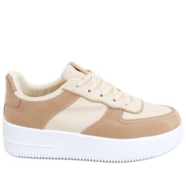 Zetto Khaki sportskor för kvinnor beige kaki