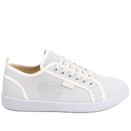 Grå Trest Grå chanelki sneakers