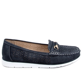 Senda Black dam loafers svart