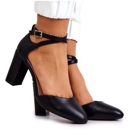 Pumpar med spänne Sergio Leone SK851 Svart