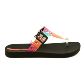 Ipanema 26721 26208 Svarta fritidsdamtofflor blå orange rosa